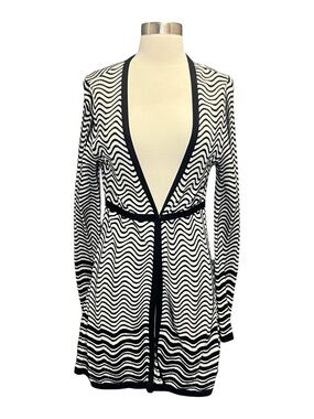 M Missoni Knit V Neck Cardigan
